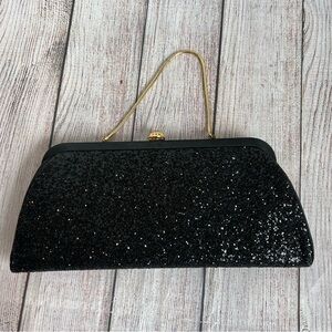 Vintage Glitter Clutch Evening Bag Purse
